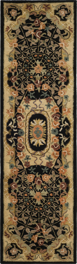 Safavieh Classic Cl304 Black/Gold Area Rug Runner