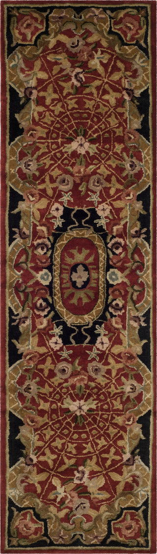 Safavieh Classic Cl304 Burgundy/Black Area Rug Runner