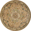 Safavieh Classic Cl304 Toupe/Light Green Area Rug Round