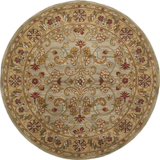 Safavieh Classic Cl324 Light Green/Gold Area Rug Round