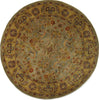 Safavieh Classic Cl324 Light Green/Gold Area Rug Round