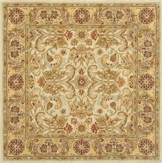 Safavieh Classic Cl324 Grey/Light Gold Area Rug Square