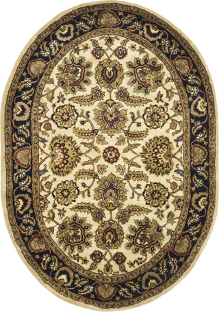 Safavieh Classic Cl359 Ivory/Navy Area Rug 