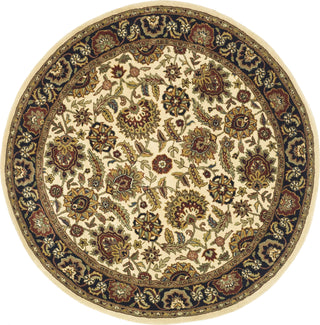 Safavieh Classic Cl359 Ivory/Navy Area Rug Round