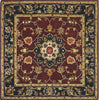 Safavieh Classic Cl362 Burgundy/Navy Area Rug Square