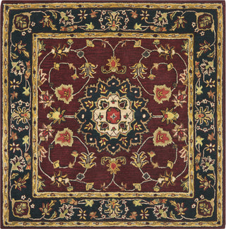 Safavieh Classic Cl362 Burgundy/Navy Area Rug Square