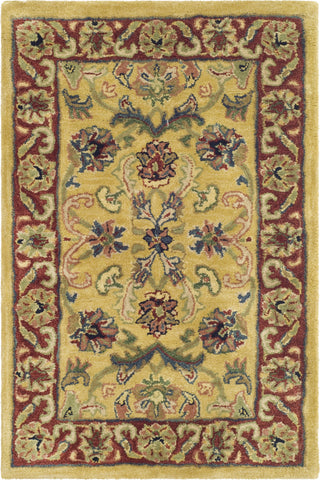 Safavieh Classic Cl398 Gold/Red Area Rug 