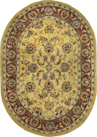 Safavieh Classic Cl398 Gold/Red Area Rug 