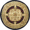 Safavieh Classic Cl755 Black Area Rug Round
