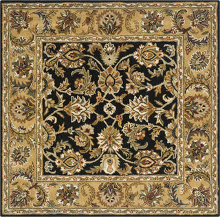 Safavieh Classic Cl758 Black/Gold Area Rug Square