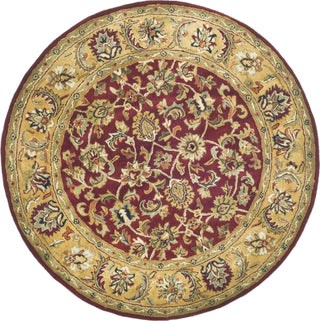 Safavieh Classic Cl758 Red/Gold Area Rug Round