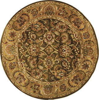 Safavieh Classic Cl758 Olive/Camel Area Rug Round