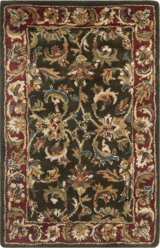 Safavieh Classic Cl758 Dark Olive/Red Area Rug 