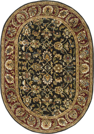 Safavieh Classic Cl758 Dark Olive/Red Area Rug 