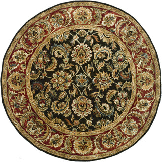 Safavieh Classic Cl758 Dark Olive/Red Area Rug Round