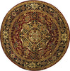 Safavieh Classic Cl763 Red/Navy Area Rug Round