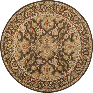 Safavieh Classic Cl931 Brown/Brown Area Rug Round