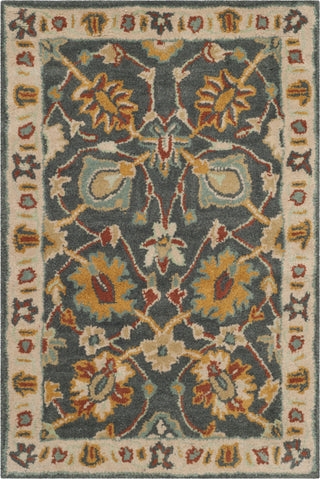 Safavieh Classic Cl934 Dark Grey/Ivory Area Rug 