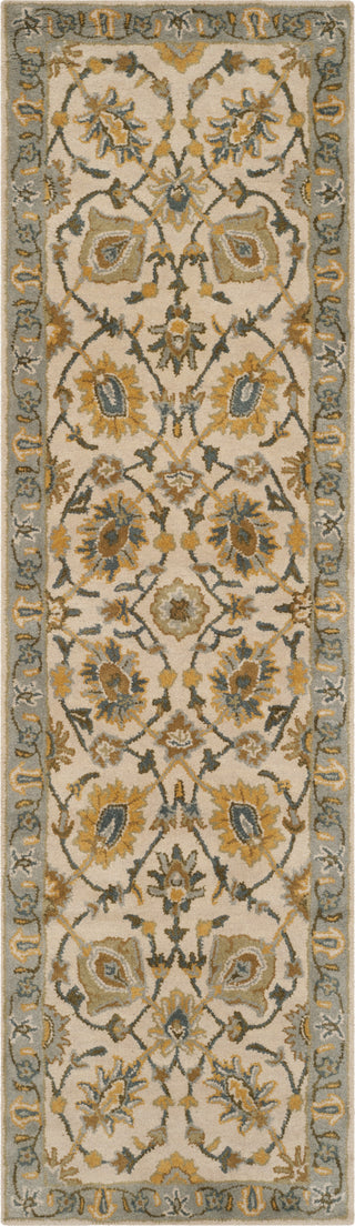 Safavieh Classic Cl934 Ivory/Light Blue Area Rug Runner