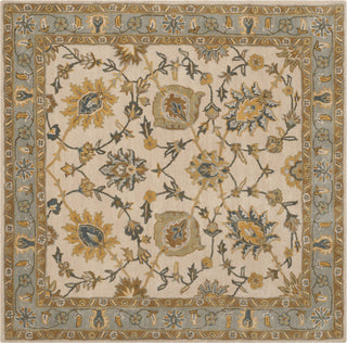 Safavieh Classic Cl934 Ivory/Light Blue Area Rug Square