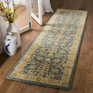 Safavieh Classic Cl936 Blue/Light Gold Area Rug Room Scene Feature