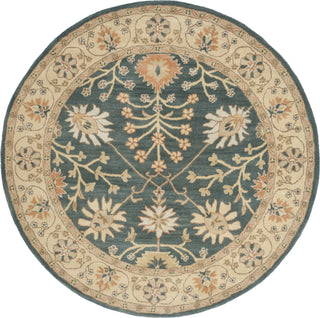 Safavieh Classic Cl936 Blue/Light Gold Area Rug Round