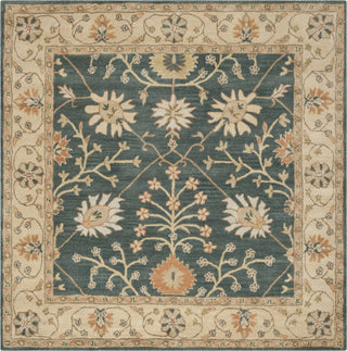 Safavieh Classic Cl936 Blue/Light Gold Area Rug Square