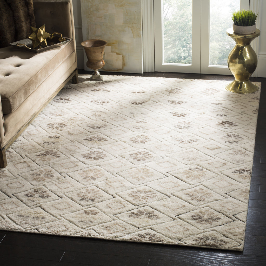 Safavieh Challe CLE318 Ivory Area Rug Room Scene Feature