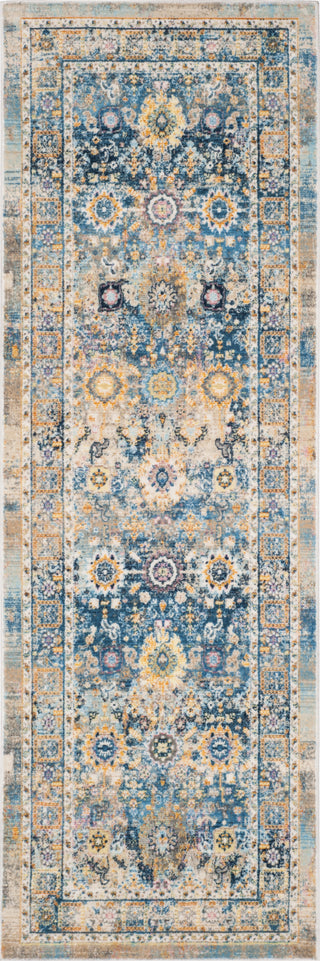 Safavieh Claremont CLR663C Blue/Gold Area Rug 