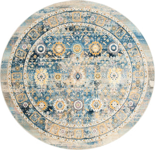 Safavieh Claremont CLR663C Blue/Gold Area Rug 