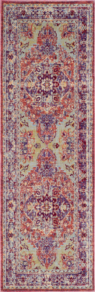 Safavieh Claremont CLR664A Purple/Coral Area Rug 