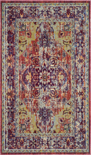 Safavieh Claremont CLR664A Purple/Coral Area Rug 