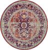Safavieh Claremont CLR664A Purple/Coral Area Rug 