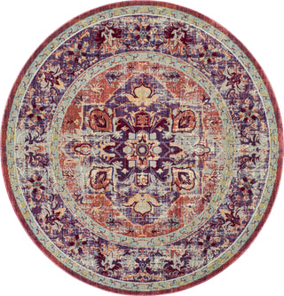 Safavieh Claremont CLR664A Purple/Coral Area Rug 