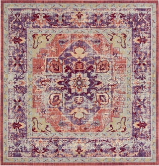 Safavieh Claremont CLR664A Purple/Coral Area Rug 