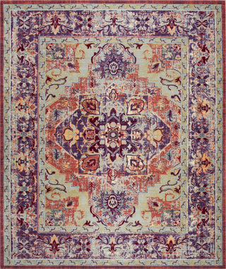 Safavieh Claremont CLR664A Purple/Coral Area Rug 