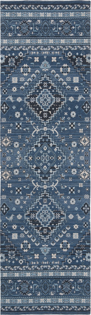 Safavieh Classic Vintage CLV101M Blue/Charcoal Area Rug Runner Image