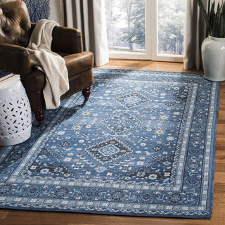 Safavieh Classic Vintage CLV101M Blue/Charcoal Area Rug Lifestyle Image