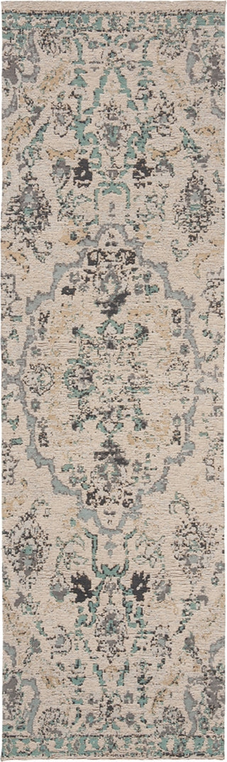 Safavieh Classic Vintage CLV102F Grey/Turquoise Area Rug Runner Image