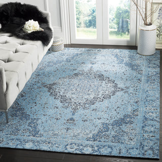 Safavieh Classic Vintage CLV110M Blue Area Rug  Feature