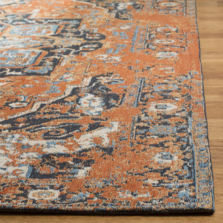 Safavieh Classic Vintage CLV111P Orange/Navy Area Rug 