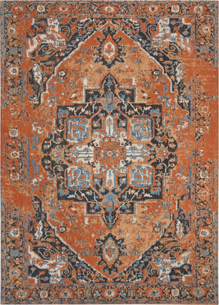 Safavieh Classic Vintage CLV111P Orange/Navy Area Rug main image