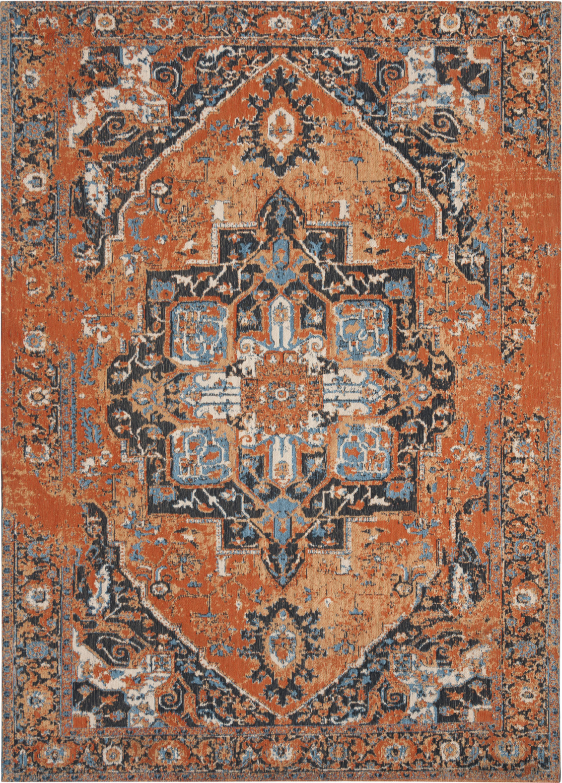 Safavieh Classic Vintage CLV305P Rust/Navy Area Rug – Incredible Rugs ...