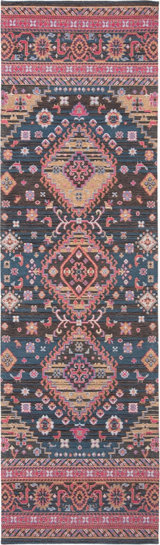 Safavieh Classic Vintage CLV114N Navy/Pink Area Rug Runner Image