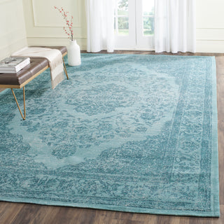 Safavieh Classic Vintage CLV121E Aqua Area Rug  Feature