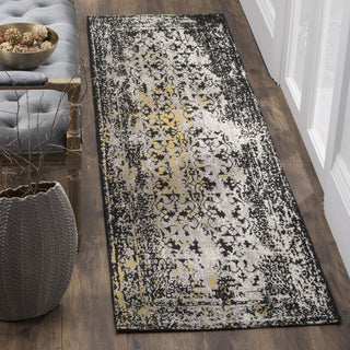 Safavieh Classic Vintage CLV223A Black/Silver Area Rug 