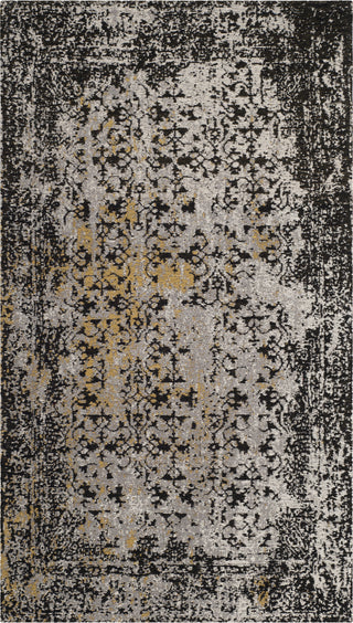 Safavieh Classic Vintage CLV223A Black/Silver Area Rug 