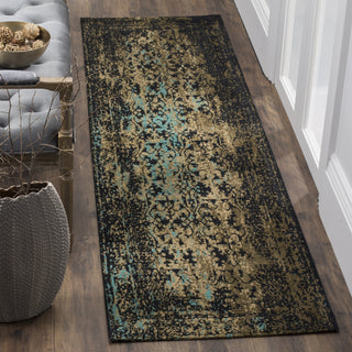 Safavieh Classic Vintage CLV223B Black/Olive Area Rug 