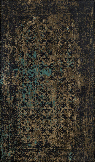 Safavieh Classic Vintage CLV223B Black/Olive Area Rug 