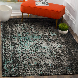 Safavieh Classic Vintage CLV223C Navy/Teal Area Rug  Feature